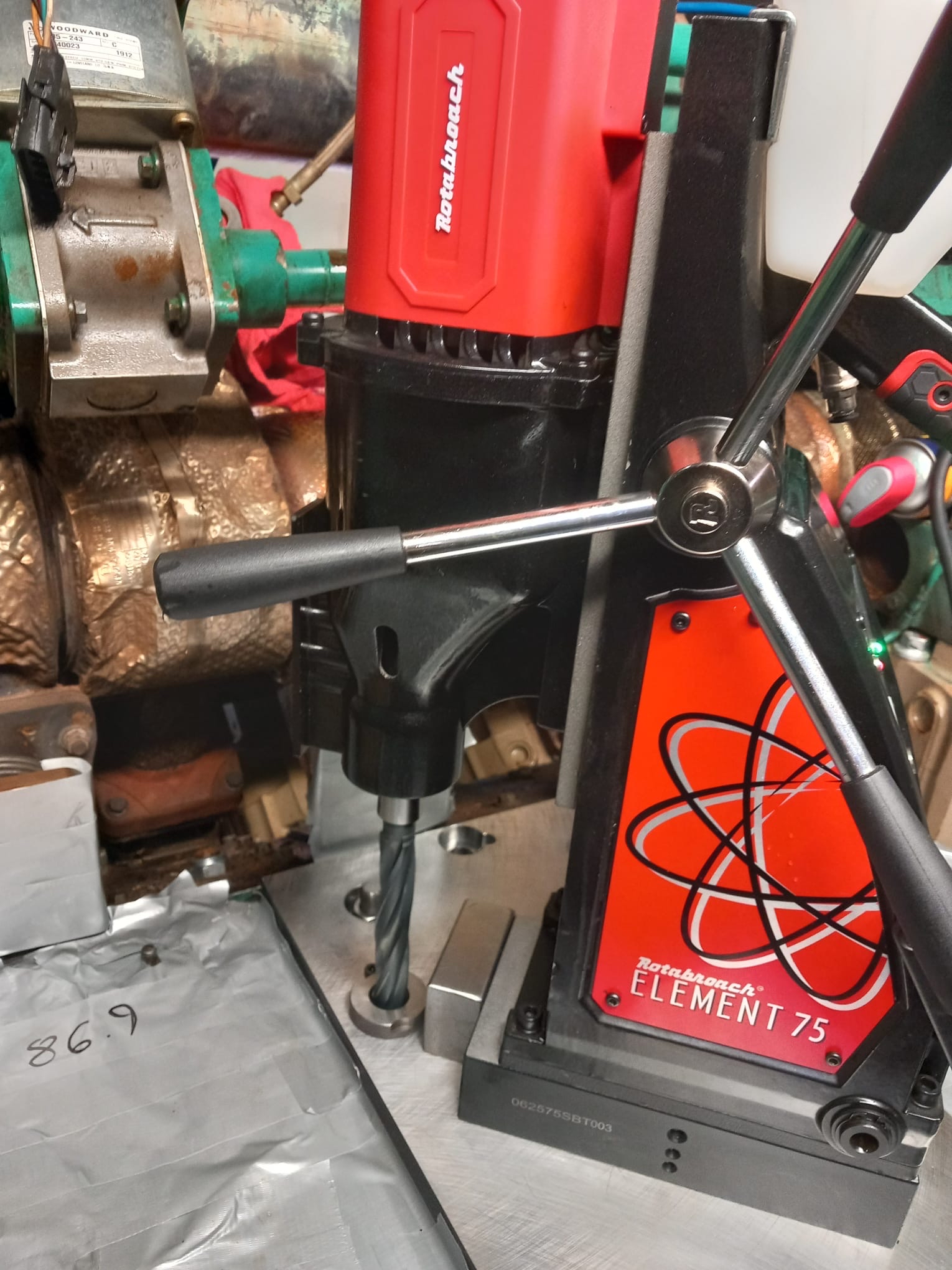 Diesel Engine Block Drilling